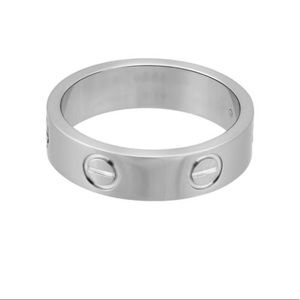Cartier 18k White Gold Love Ring